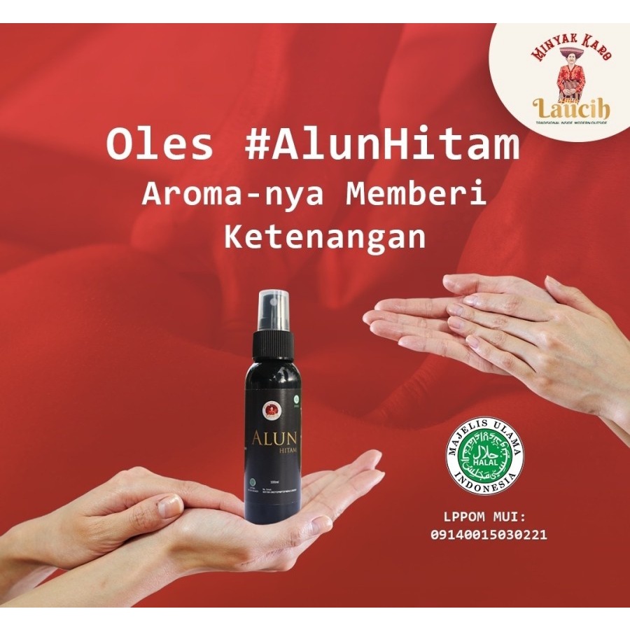 Traditional Herbal Oil Karo Minyak Alun Hitam Spray 100ml Aromatherapy