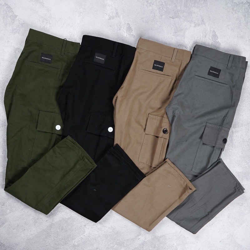 Celana panjang cargo Bahan Twill Tebal / long pants cargo