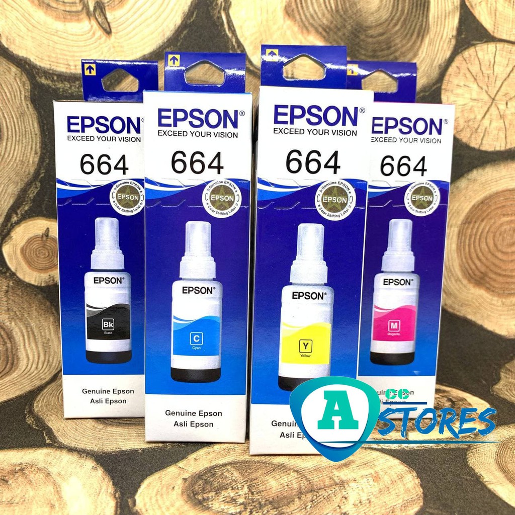 Tinta Epson 664 Ink Refil L210 L120 L360 L220 L100-2