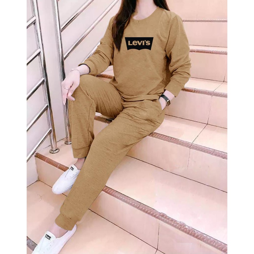 Setelan  GIRL EVIS  / satu set / baju + celana /  fashion wanita /  baju senam -ALIPIO FASHION