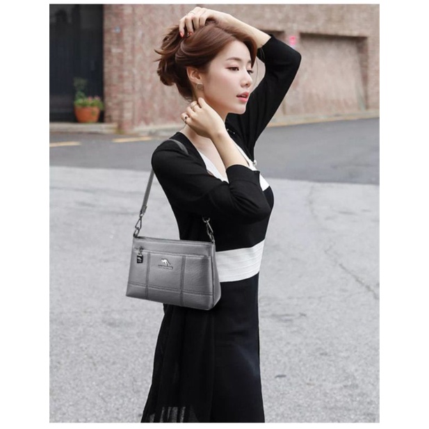 MOCHILLASTORE - Tas Wanita Selempang Stylist And Populer Tas Korean style Tas Mini 2 In 1 Multifungsi Tas Elegand Women Girl