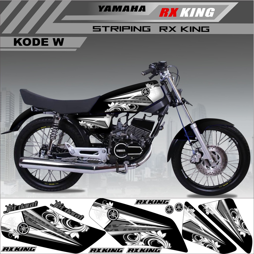 Sticker Striping Rx King Variasi Stiker Rx King Variasi Kode W