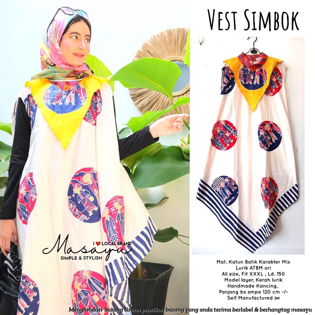 Vest simbok ori by masayu