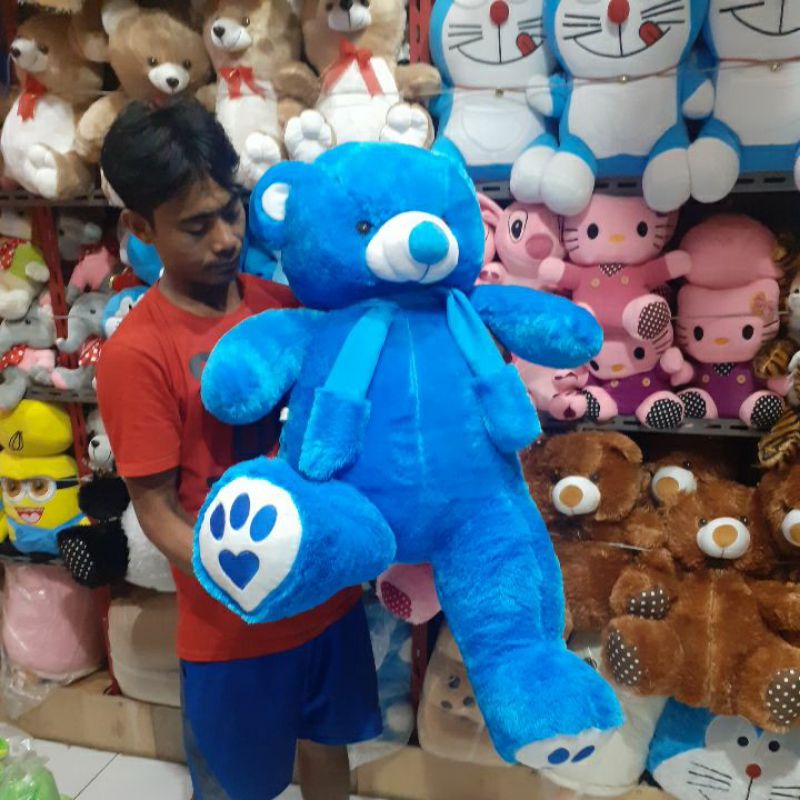 Boneka Teddy Bear Jumbo 100cm || Boneka Besar Beruang Cocok Hadiah Ultah Ulang Tahun Anniversary