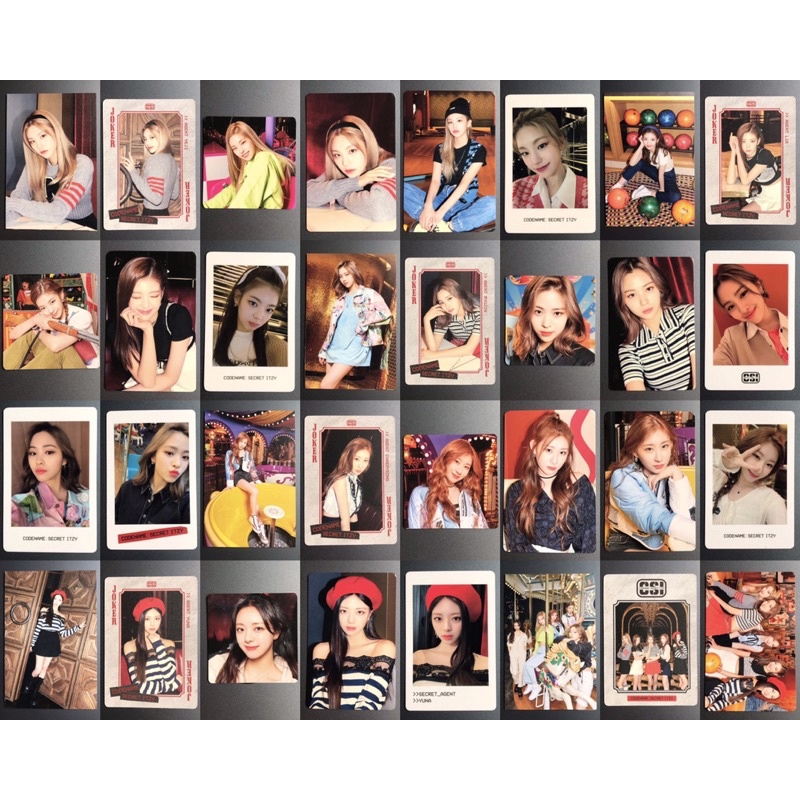 ITZY - [CSI] CODENAME: SERET ITZY - Yeji Lia Ryujin Chaeryeong Yuna - Photocard Postcard Playing Car
