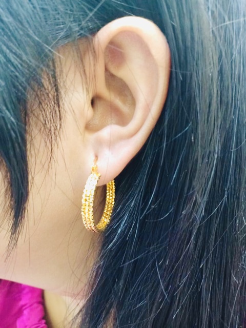 Anting wanita // anting gipsi dobel // anting rimg // anting bulat// perhiasan