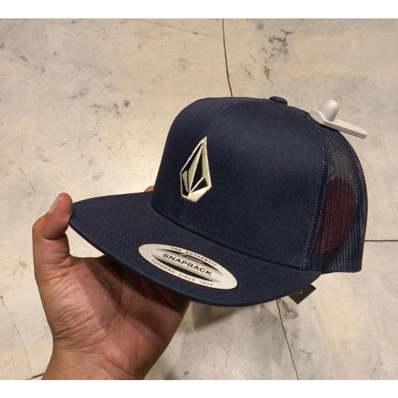 Topi Volcom Stone Trucker Hat Navy