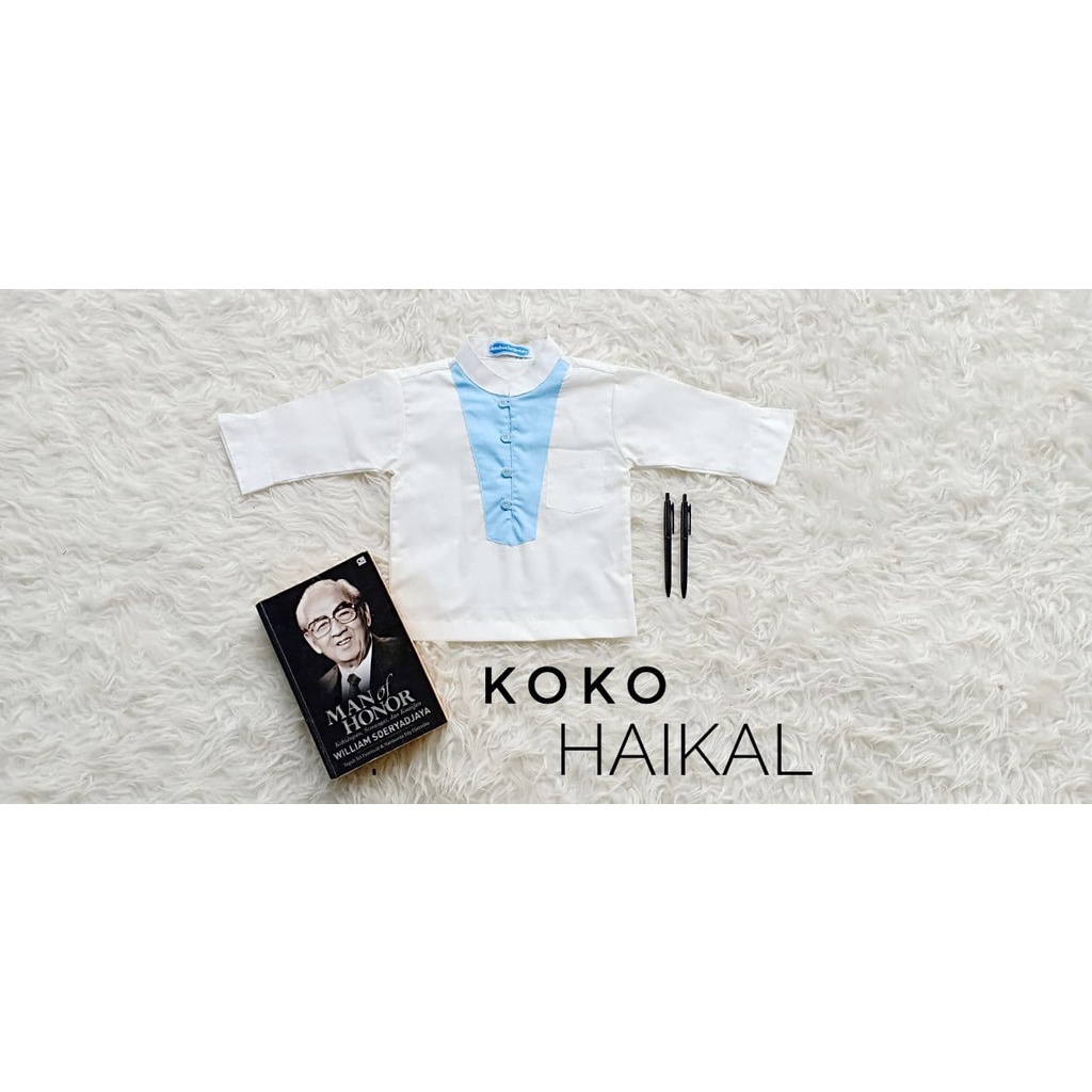 Kemeja Haikal/Koko Lengan Panjang/Baju Lebaran