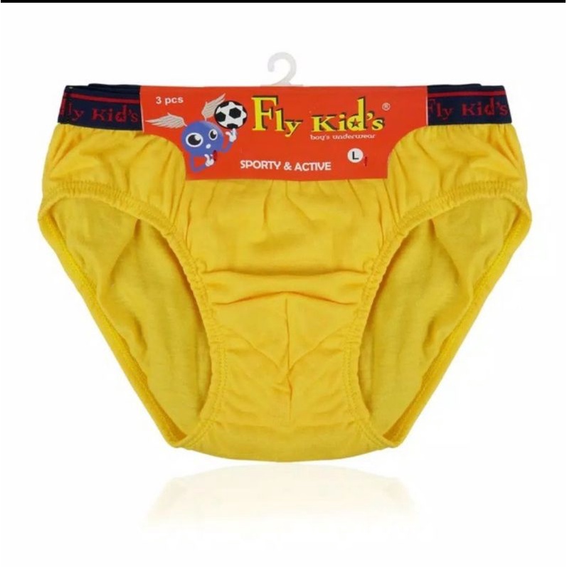 Celana dalam anak cowok Fly kids FK 569 (3pcs)