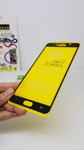 KOREAN Tempered Glass Samsung Note 5 5.7&quot; FULL SCREEN Guard Samsung N920 FULL LEM Anti Gores Kaca