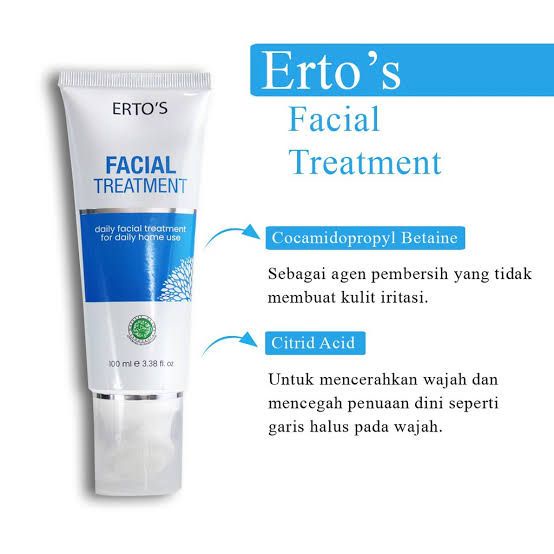 ✨ AKU MURAH ✨ERTOS Facial Treatment / 100ml / Original BPOM 100%