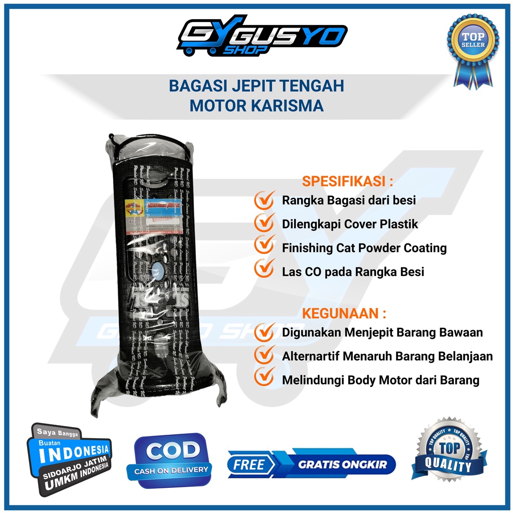 Bagasi Barang Honda Karisma 125 lama / Rak Jepit tengah Honda Karisma 125D (COD)