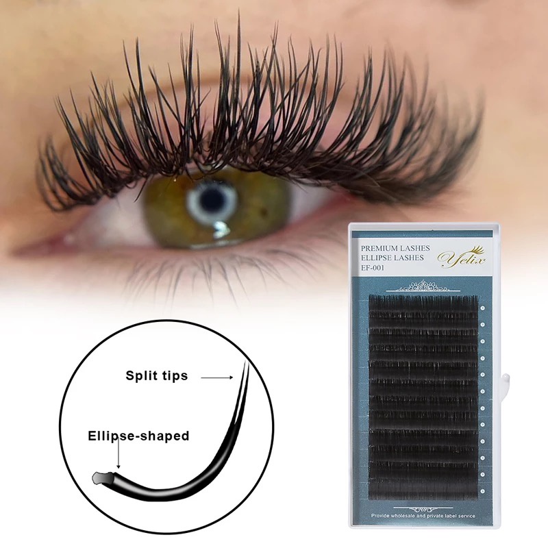 Yelix Premium Ellips Flat Lashes LEMBUT For Eyelash Extansion