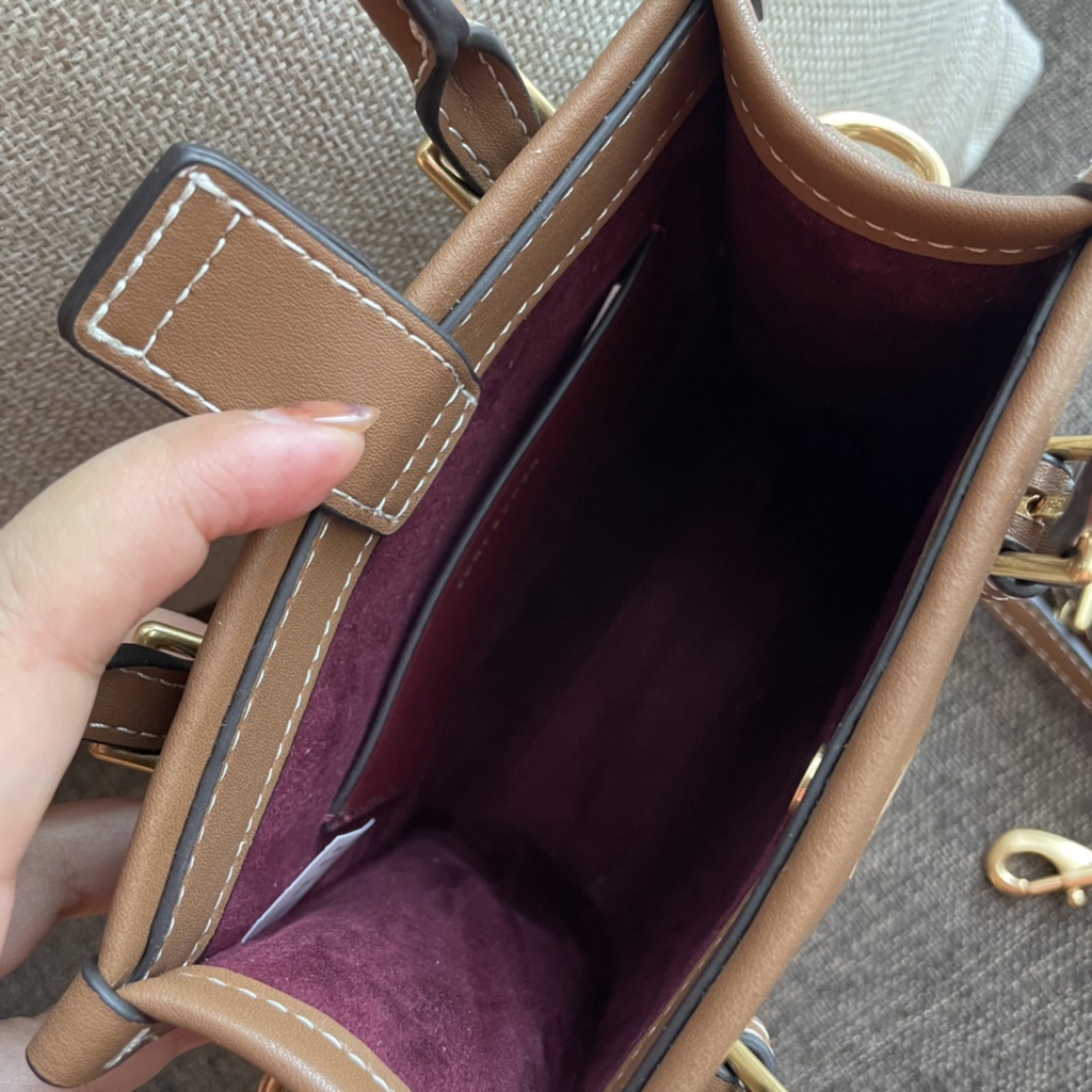 TAS WANITA SELEMAPANG BAHU TORY BURCH T - MONOGRAM JACQUARD MINI N/S TOTE (87146)