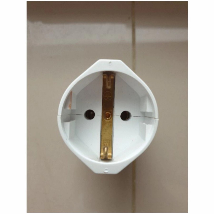 KONTRA STEKER ARDE BROCO 13410 PUTIH FEMALE COUPLER SNI BERKUALITAS
