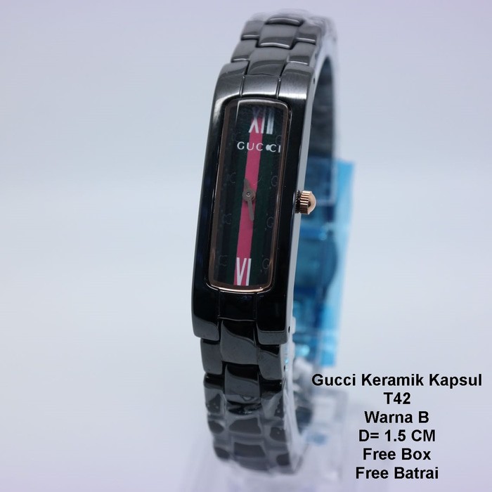 Jam Tangan Wanita Gucci Keramik Kapsul Ceramic Capsule