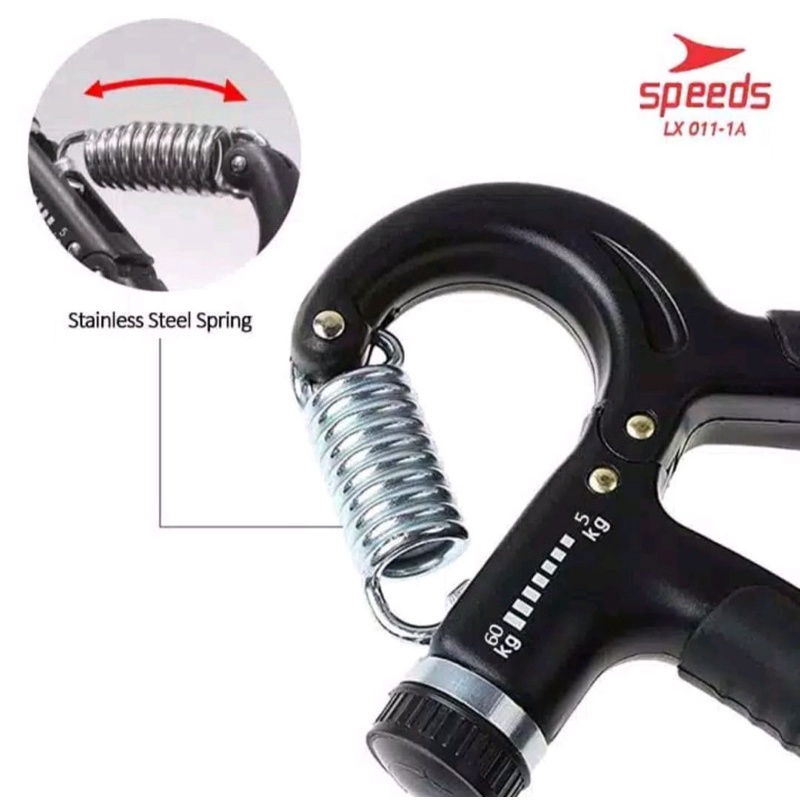 HAND GRIP/HANDGRIP ADJUSTABLE 5-60 KG ALAT LATIHAN OTOT/PENGUAT TANGAN-2