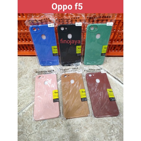 Softcase Oppo F5 Silikon Casing Selicon Case Macaron Pelindung Pro Camera