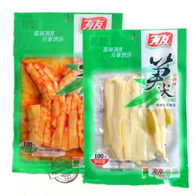 

Yuyu Rebung Acar Pedas /有又笋尖 100 gr