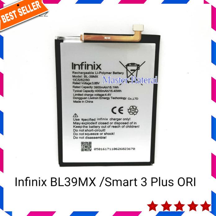 Acc Hp Baterai Infinix Smart 3Plus Model Bl39Mx Infinix X627 Smart 3 Plus Ori