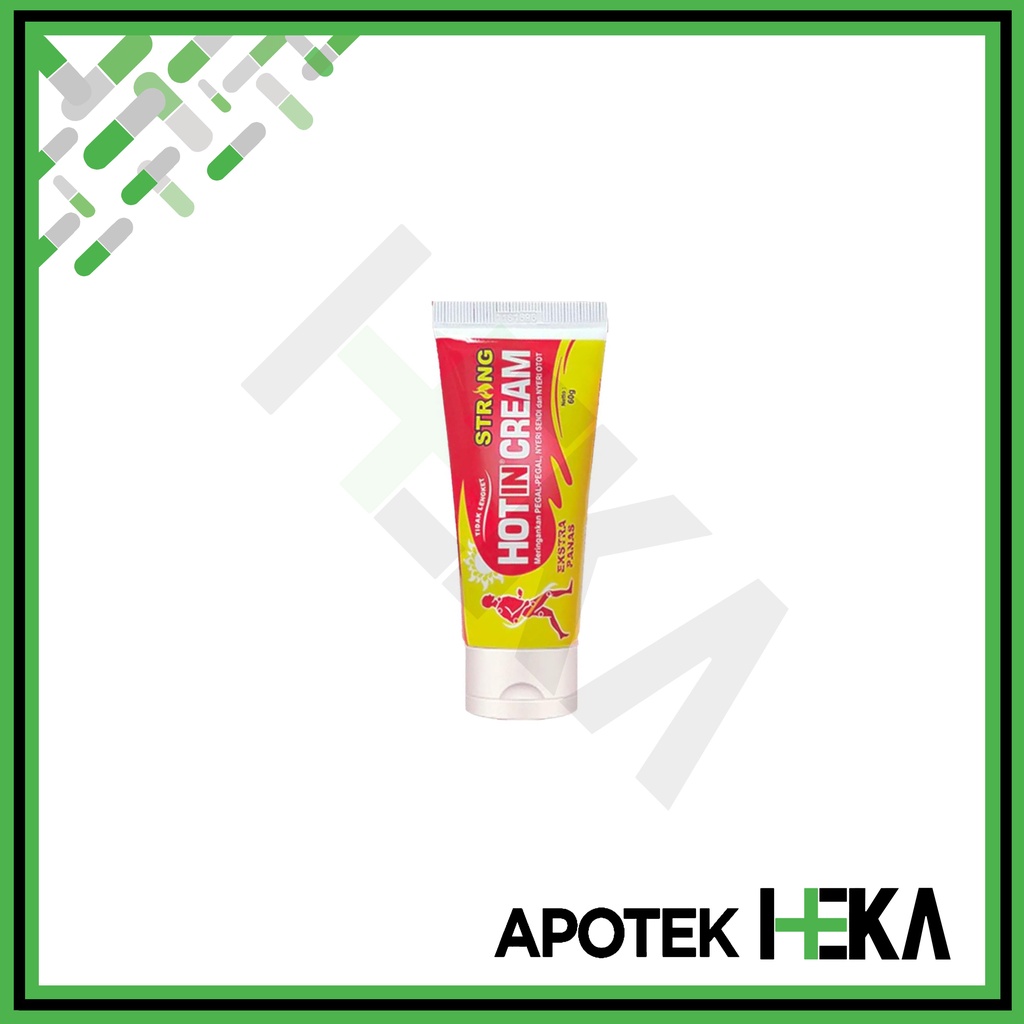 Hot In Cream Strong Tube 60 ml - Salep Pegel dan Nyeri Otot (SEMARANG)