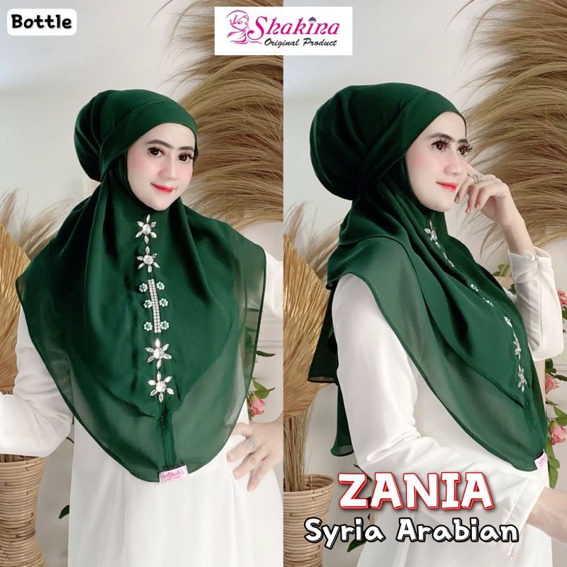 Jilbab instan Bergo Ceruti Zania Syria Arabian Ori Shakina Hijab-1