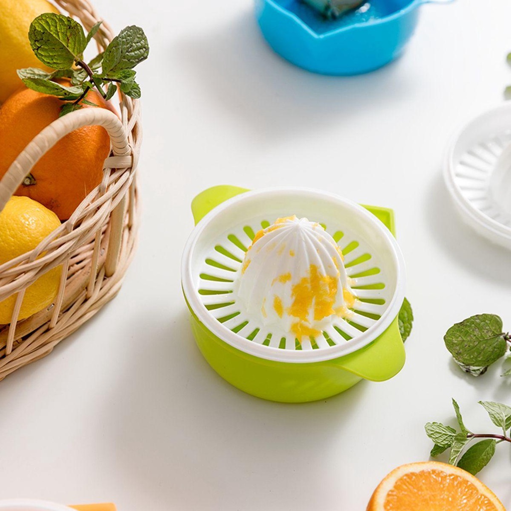 [Elegan] Alat Peras Jeruk Lemon Multi Fungsi Praktis Buah Gadget Dapur Manual Plastik Citrus Presser