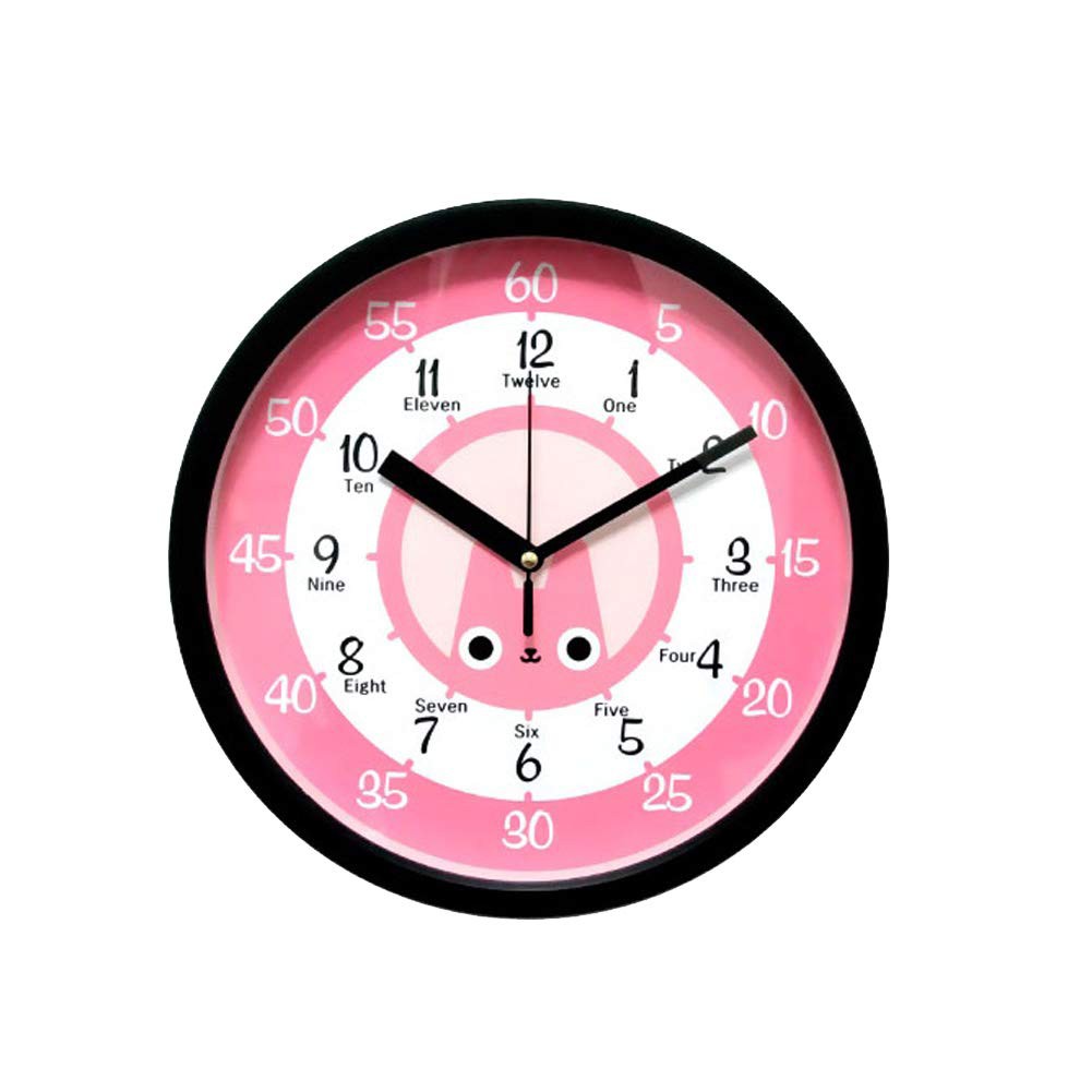 Happy Virus Teaching Educational Wall Clock Clock S Edu001 With Silent Movement That Makes Kids Learning Time Faster And Fun Quiet Child Wall Clock Perfect For Parents And Teachers