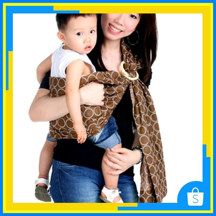 Jual Baby Sling Ring Pouch Cotton Cozyland ( gendongan sling bayi modern ) Shopee Indonesia
