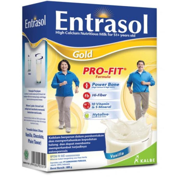 

BISA BAYAR DI TEMPAT Entrasol Gold Vanilla 600 gr