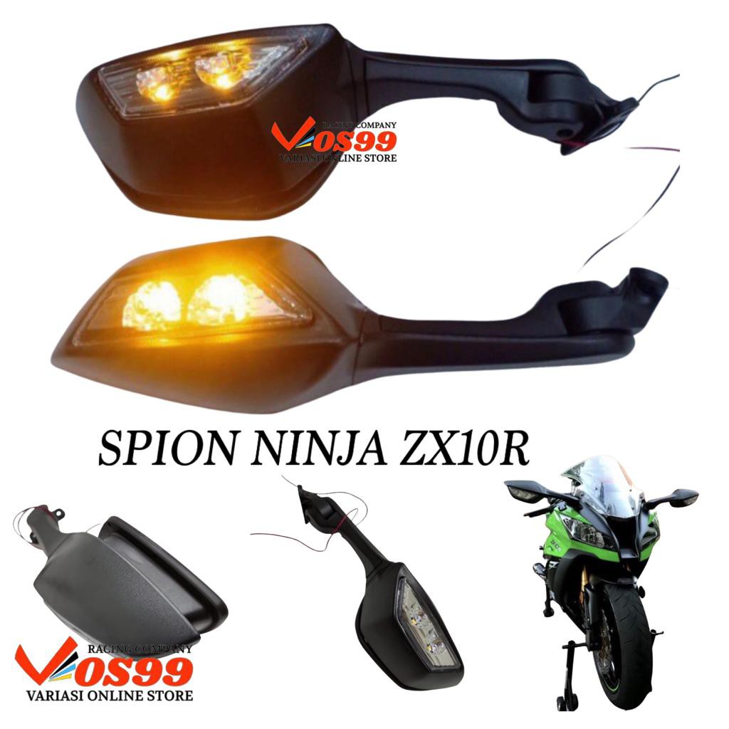 SPION NINJA ZX10R + LAMPU SEN SEIN BUAT MOTOR NINJA 250 FI OLD / NEW CBR 150 ZX10R R25 dll