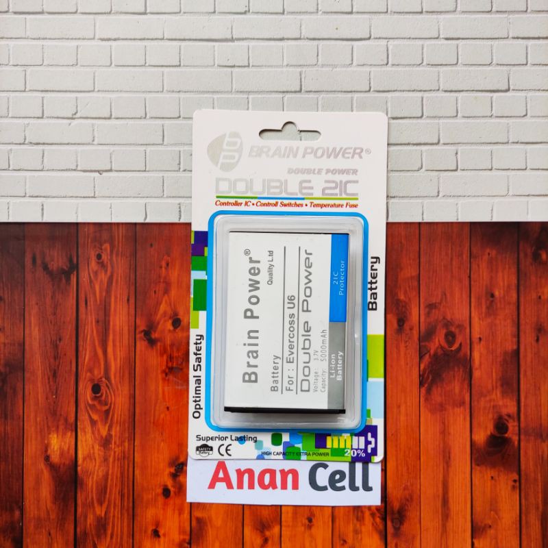 Batre baterai Evercoss U6 Xtream 1 Plus - Batre Evercoss Xtream 1 Plus U6 / Battery Cros Cross