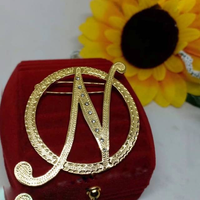 BROS CUCTOM/BROS INISIAL /BROS LOGO /BROS UKIR NAMA LAPIS EMAS GOLD - SILVER