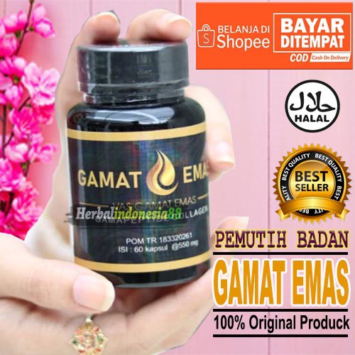 ( PROMO ) VAS GAMAT EMAS ORIGINAL - GAMAPEPTIDE COLLAGEN - PEMUTIH KULIT ALAMI - VAS GAMAT EMAS ASLI