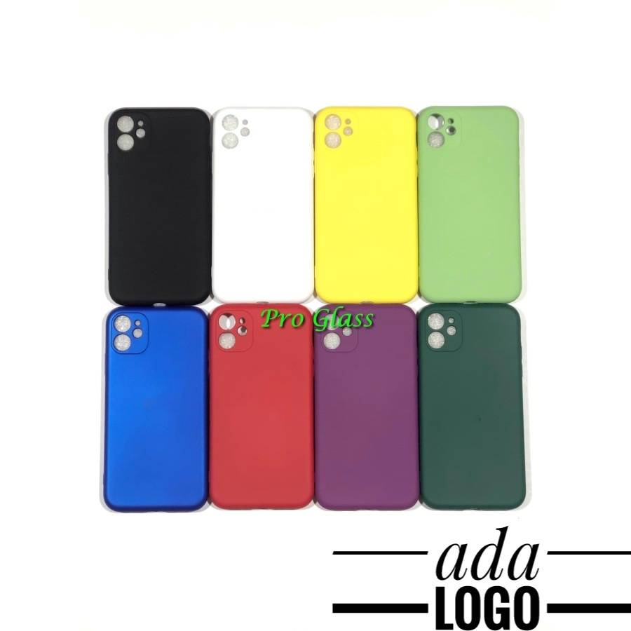 C119  Iphone 11 / 11 PRO / 11 PRO MAX Premium Matte Doff Silicone Case + Lens Protection