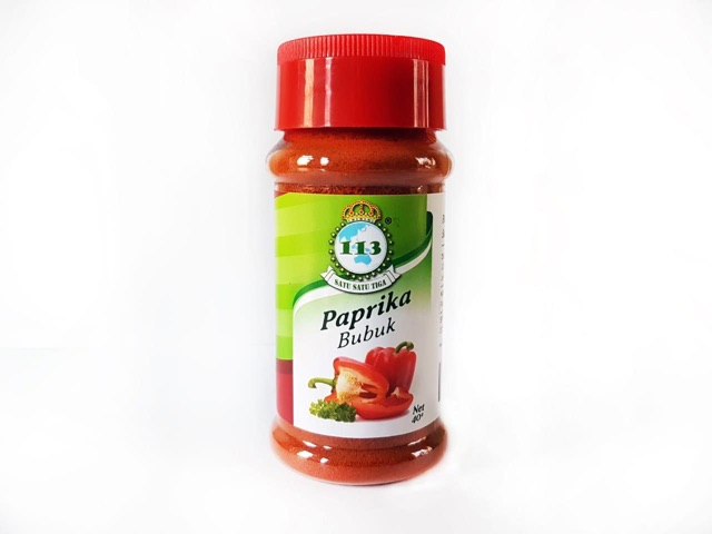 Bumbu 113 Paprika Bubuk Powder Ground Paprika Bumbu Tabur Botol 40 gram