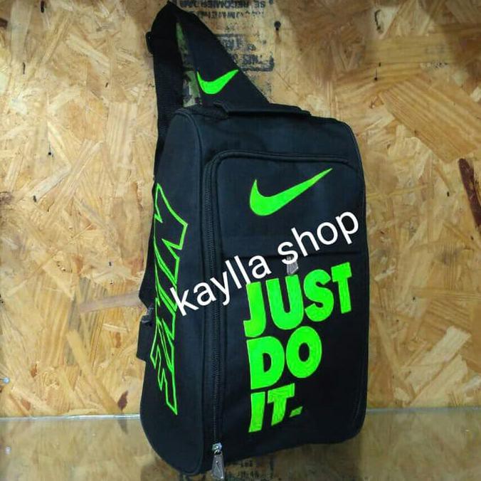 TAS SEPATU BOLA NIKE TAS FUTSAL NIKE TAS SELEMPANG FUTSAL - HITAM STABILO