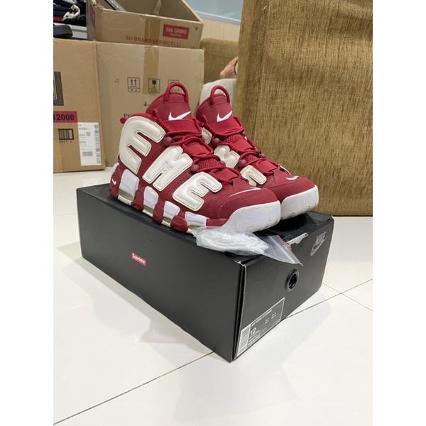 Nike Uptempo Supreme Red ORIGINAL (NEGO) Size 46