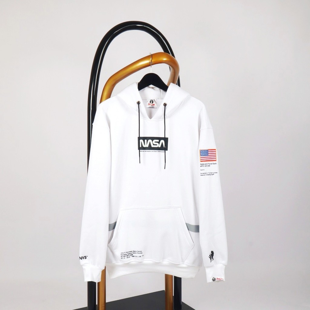 JAKET SWEATER HOODIE APE USA NASA UNISEX PREMIUM QUALITY