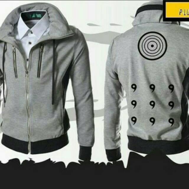 jaket anime naruto rikudo kerah