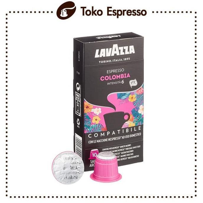 

Nespresso Lavazza Colombia Espresso Coffee Made in Italy