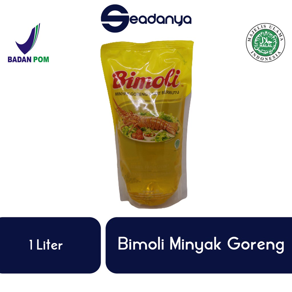 

Bimoli Minyak Goreng Sawit 1Liter - Halal MUI & BPOM