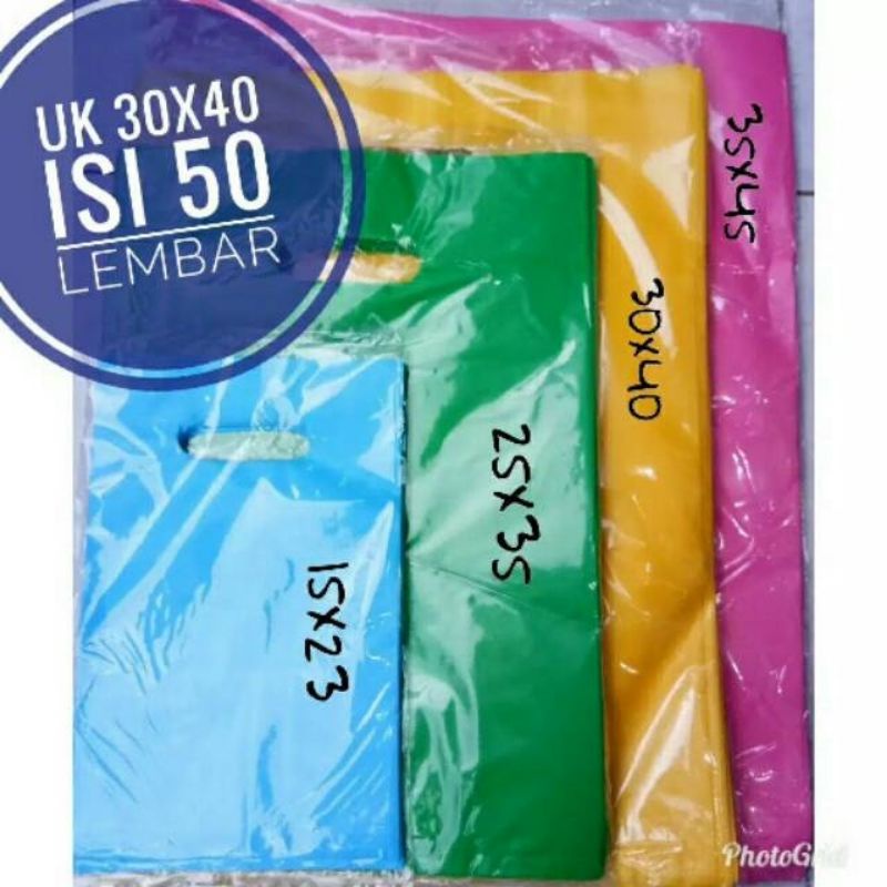 

plastik olshop plastik packing polos ukuran 30x40