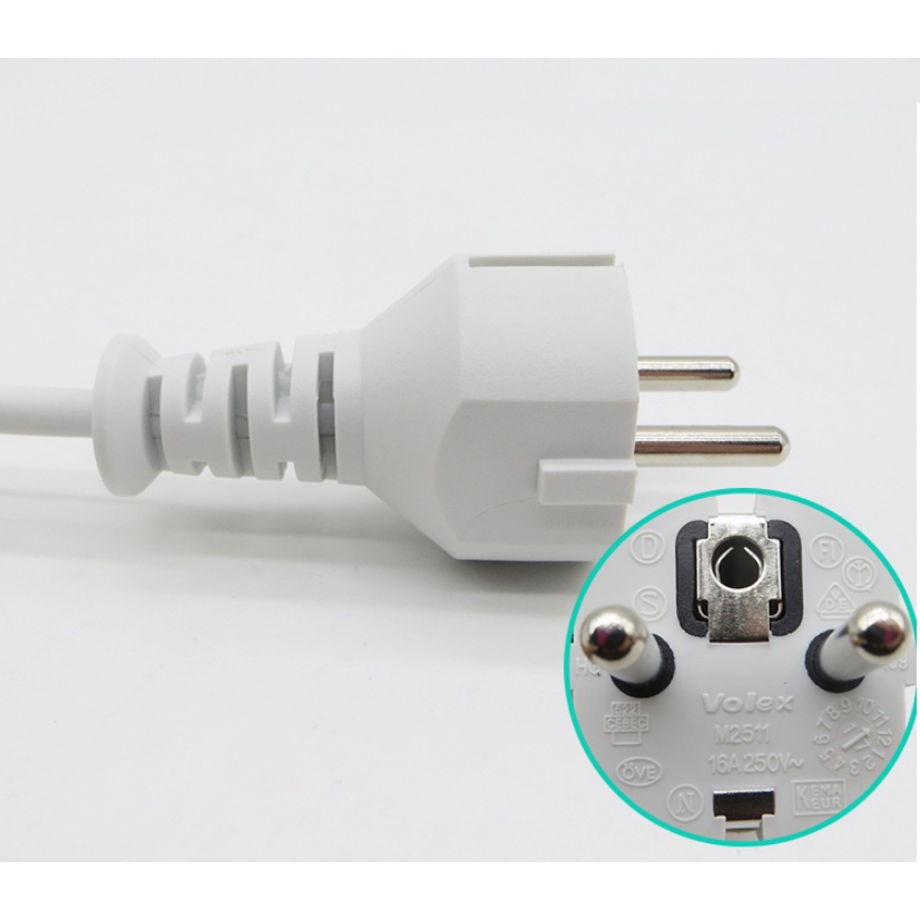 Steker Laptop Apple MagSafe AC Power Extension Cord EU Plug Duckhead