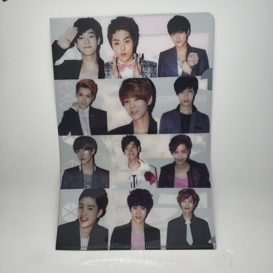 

Map folder A4 plastik / plastic Kpop / k-pop EXO import