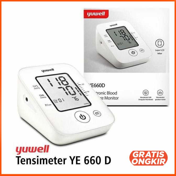 Yuwell Pengukur Tekanan Darah Tensi Blood Pressure Monitor - YE660D