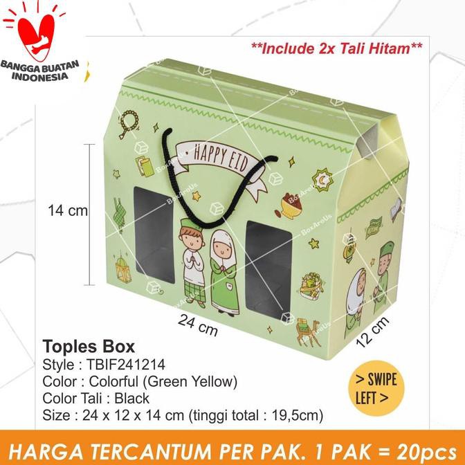 

Buruan Serbu] Box Toples Kue Kering Packaging Lebaran Cookies Kemasan | Tbif241214 - If Tali Hitam