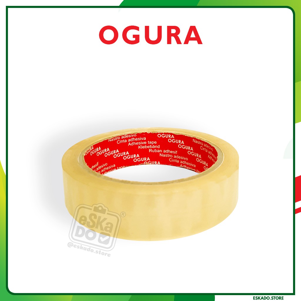 

Isolasi Ogura 1 inch ( 24 mm x 65 m ) / Solatip / Selotip