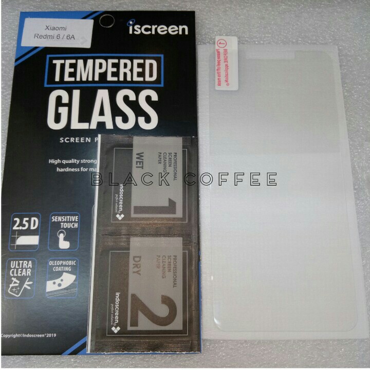 Tempered glass xiaomi redmi 6 6A tempered glass iScreen bening