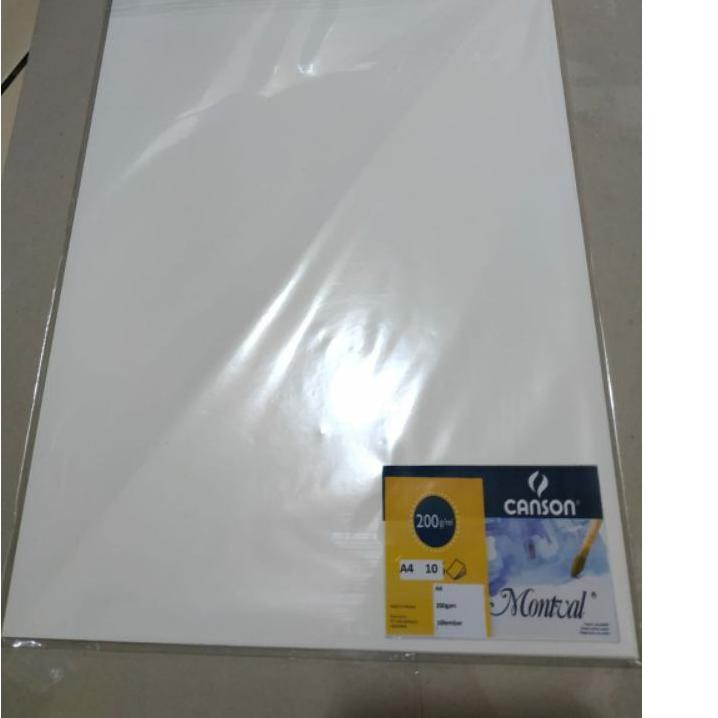 

[ PROMO ] canson montval watercolor paper A4/A5/A6 200gsm 10lembar (repack)